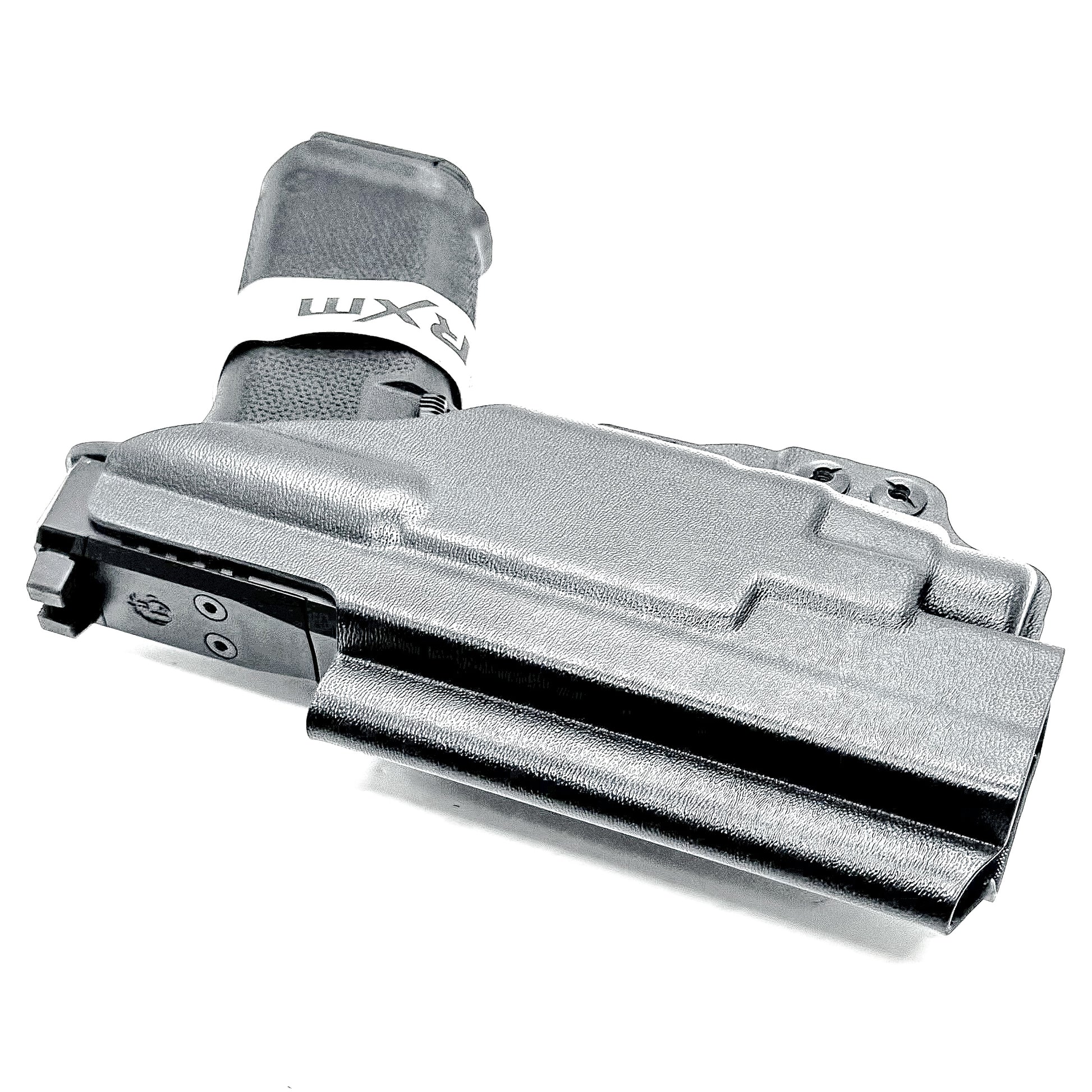 For the Best, most comfortable Inside Waistband IWB AIWB Appendix Kydex holster for the Ruger RXM 4.5" & the Streamlight TLR-7 HL-X, X or A shop Four Brothers