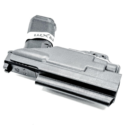 For the Best, most comfortable Inside Waistband IWB AIWB Appendix Kydex holster for the Ruger RXM 4.5" & the Streamlight TLR-7 HL-X, X or A shop Four Brothers
