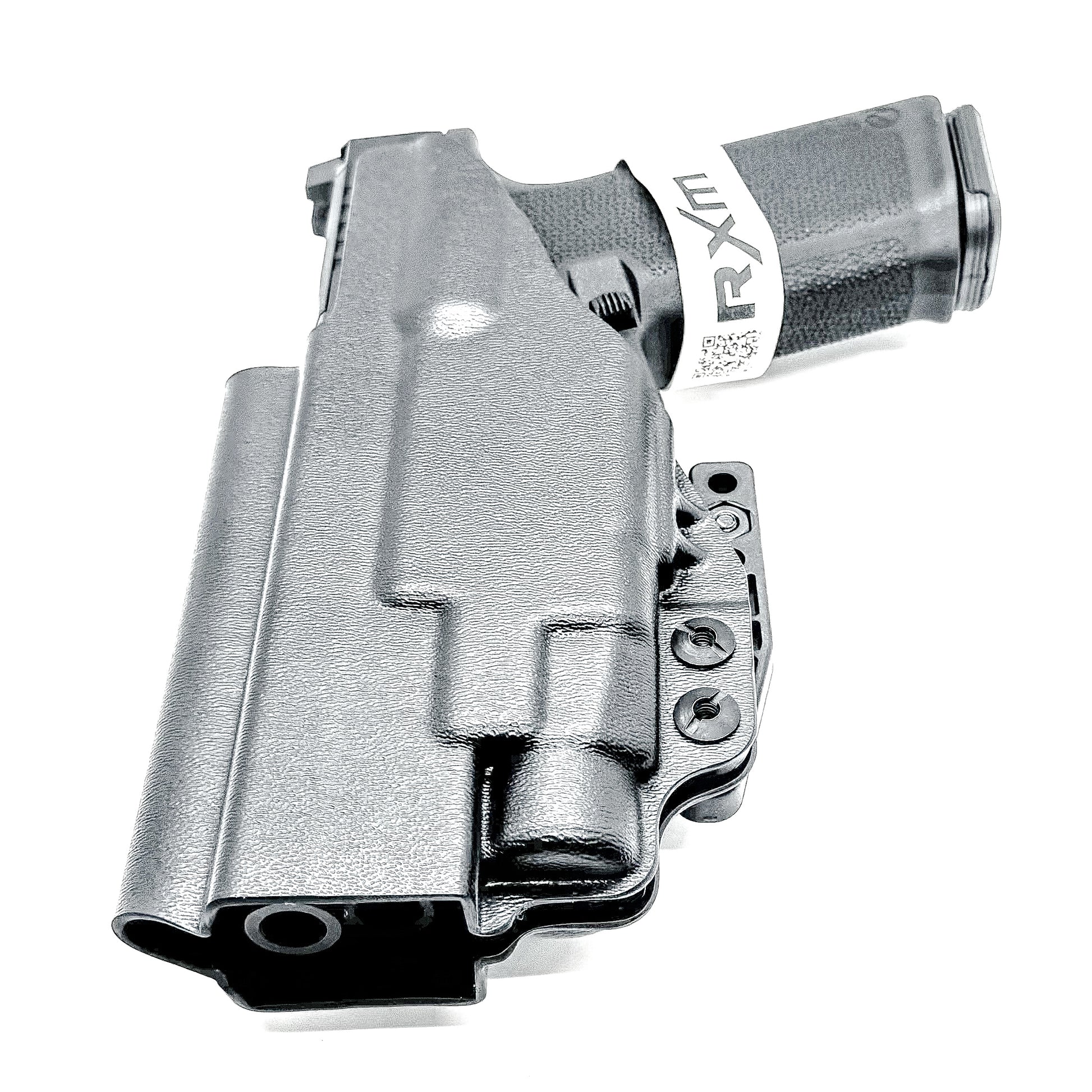 For the Best, most comfortable Inside Waistband IWB AIWB Appendix Kydex holster for the Ruger RXM 4.5" & the Streamlight TLR-7 HL-X, X or A shop Four Brothers