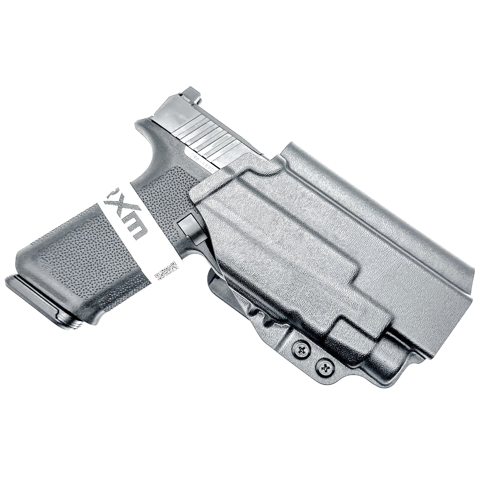 Ruger RXM 4.5" & TLR-7 HL-X OWB holster for Outside Waistband carry. Durable taco-style design with adjustable retention and optics-ready fit.