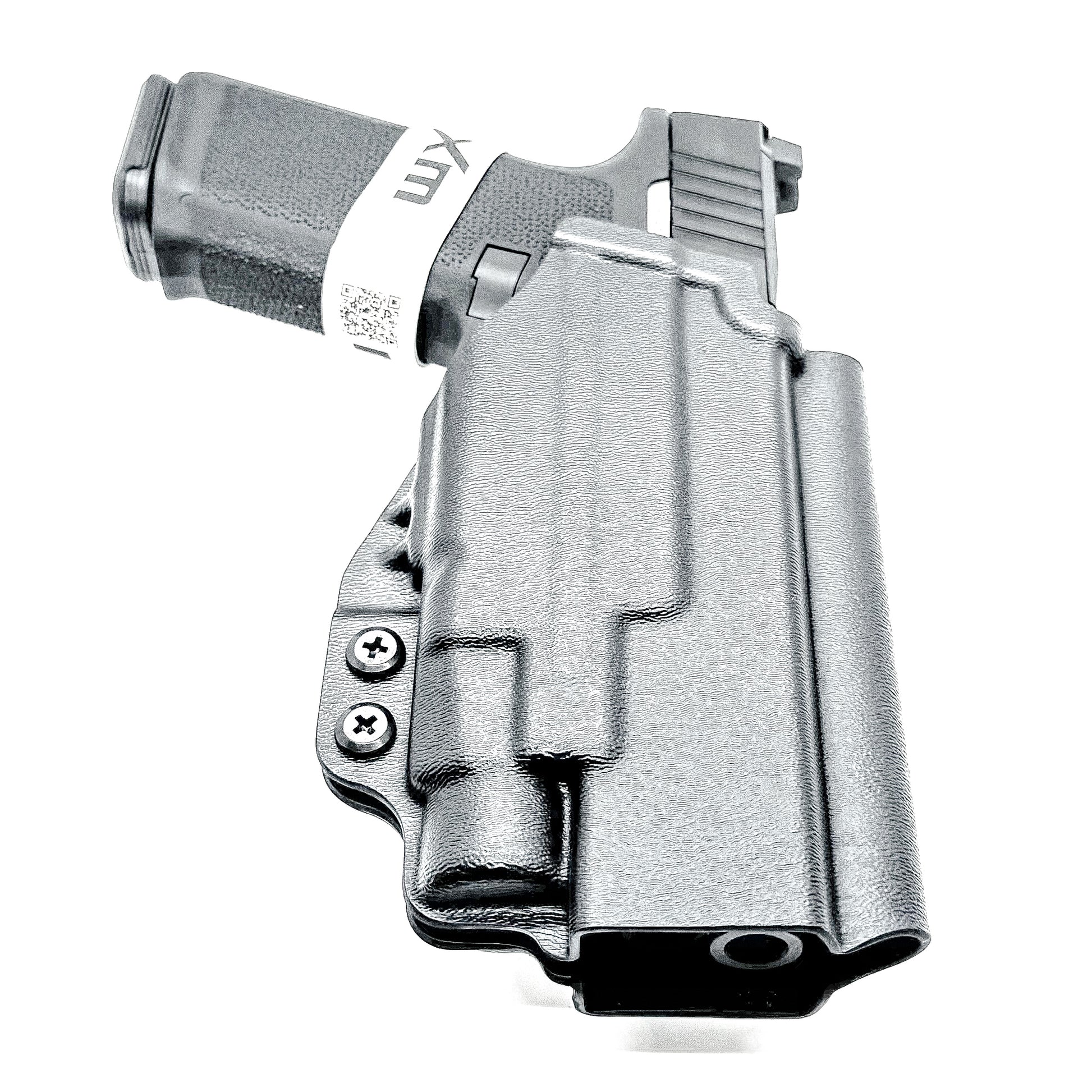Ruger RXM 4.5" & TLR-7 HL-X OWB holster for Outside Waistband carry. Durable taco-style design with adjustable retention and optics-ready fit.