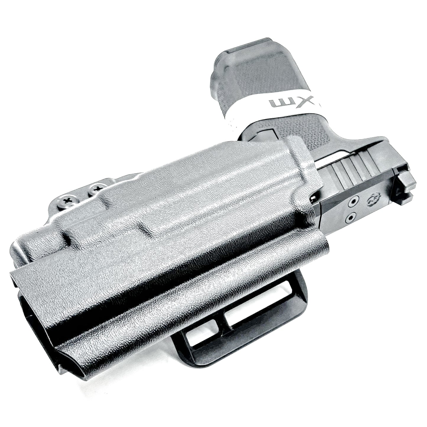 Ruger RXM 4.5" & TLR-7 HL-X OWB holster for Outside Waistband carry. Durable taco-style design with adjustable retention and optics-ready fit.