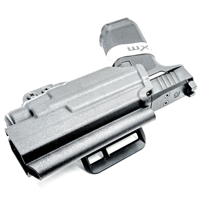 Ruger RXM 4.5" & TLR-7 HL-X OWB holster for Outside Waistband carry. Durable taco-style design with adjustable retention and optics-ready fit.