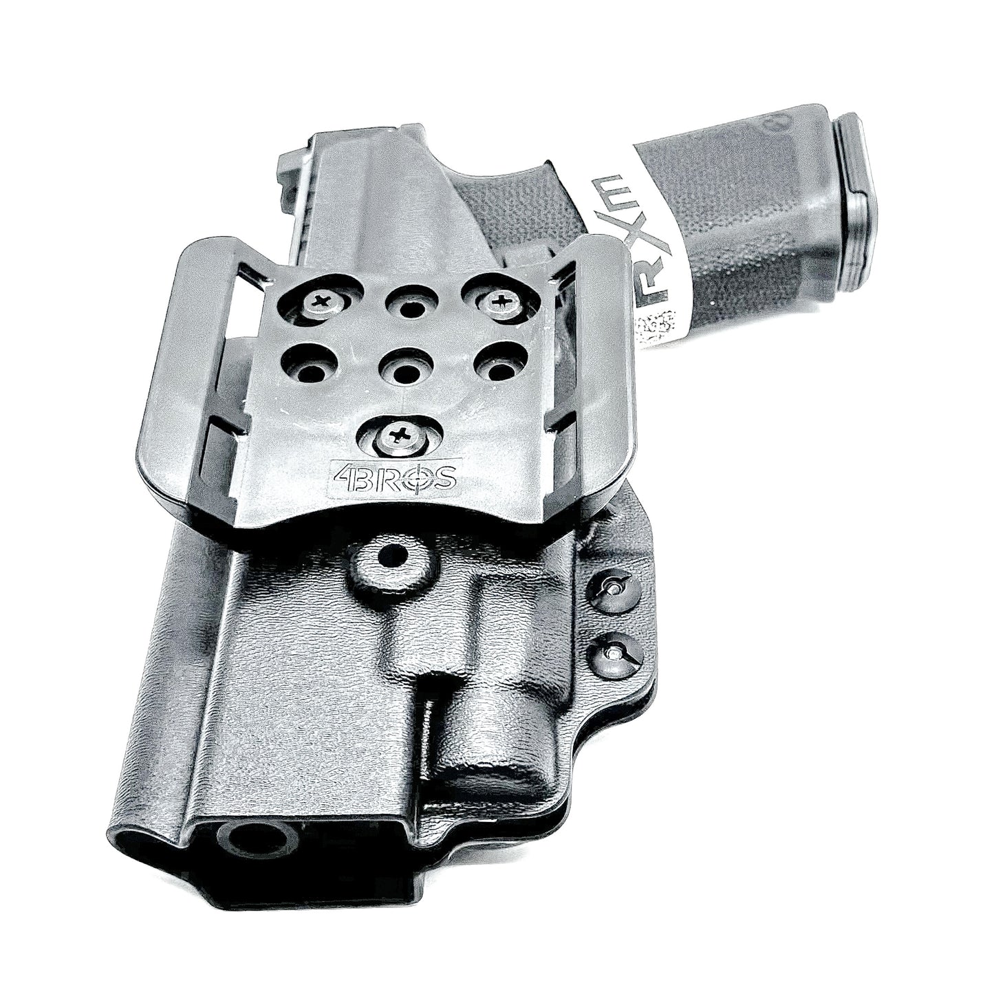 Ruger RXM 4.5" & TLR-7 HL-X OWB holster for Outside Waistband carry. Durable taco-style design with adjustable retention and optics-ready fit.