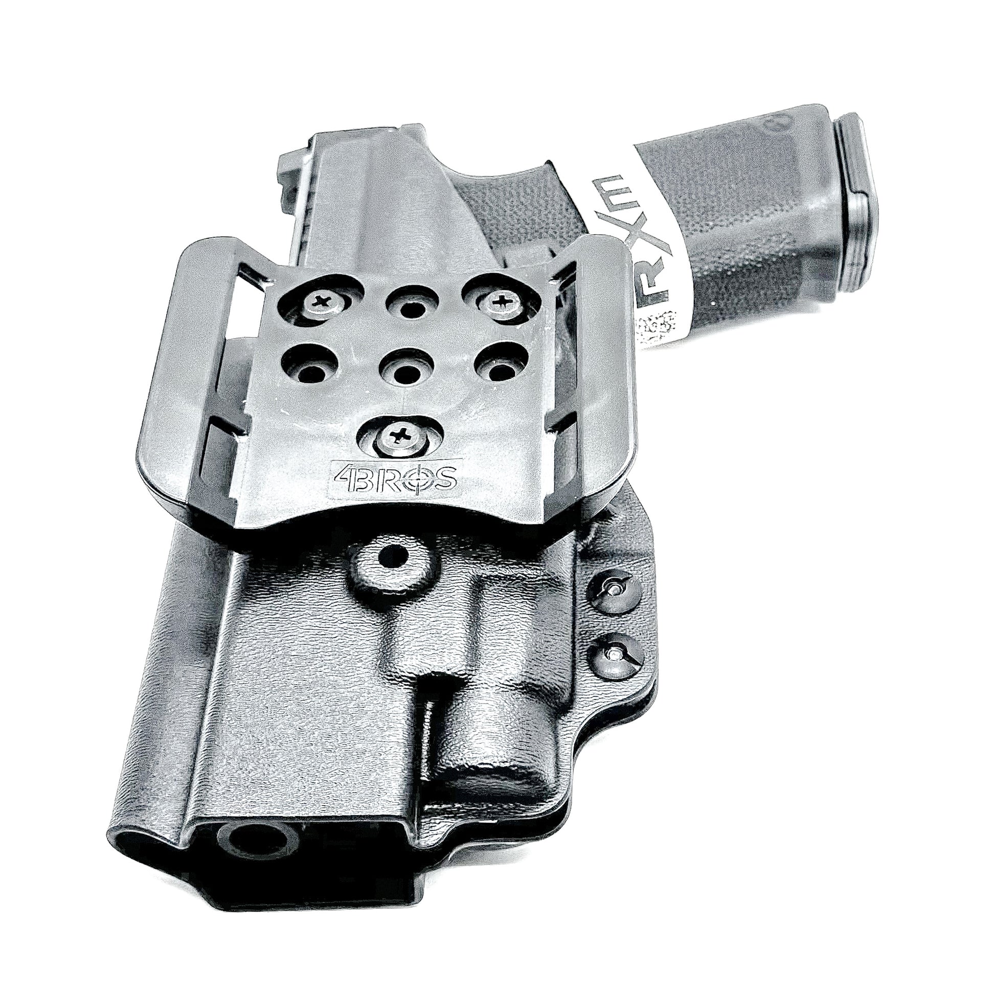 Ruger RXM 4.5" & TLR-7 HL-X OWB holster for Outside Waistband carry. Durable taco-style design with adjustable retention and optics-ready fit.