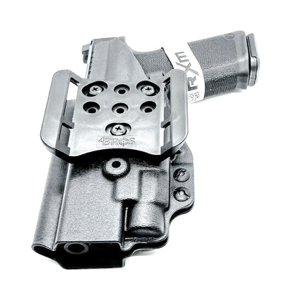 Ruger RXM 4.5" & TLR-7 HL-X OWB holster for Outside Waistband carry. Durable taco-style design with adjustable retention and optics-ready fit.