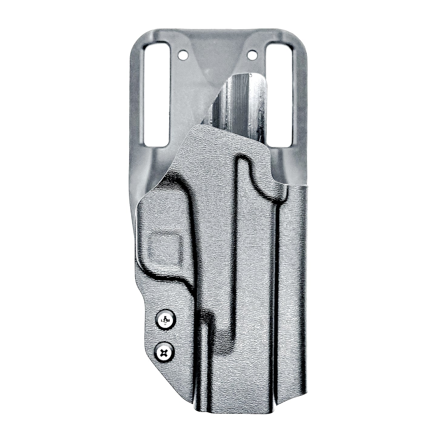 Black Duty & Competition Outside Waistband OWB Holster for the Ruger RXM pistol with a Blade-Tech Duty Drop.