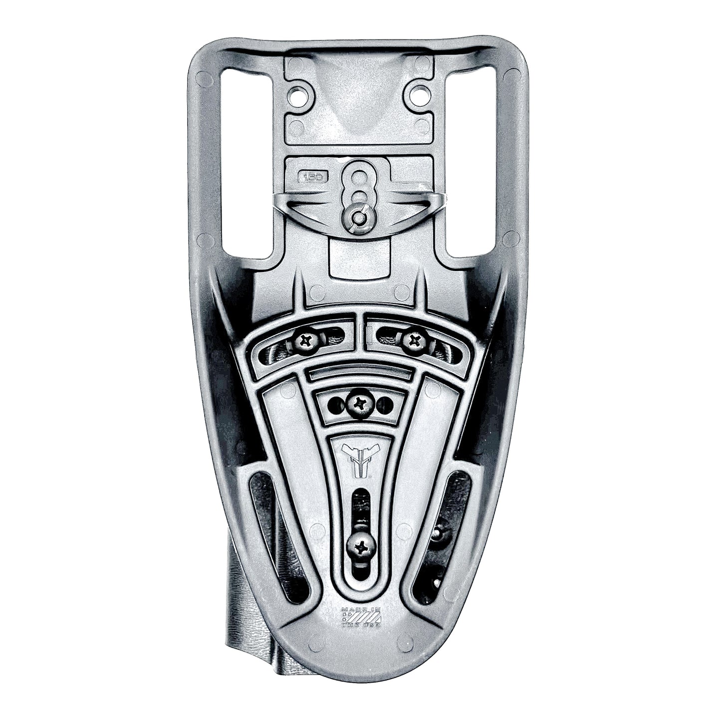 Black Duty & Competition Outside Waistband OWB Holster for the Ruger RXM pistol with a Blade-Tech Duty Drop.