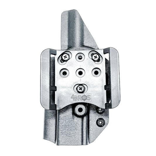 Outside waistband OWB holster for the Ruger RXM in black with 4BROS 1.5" Belt Slide.