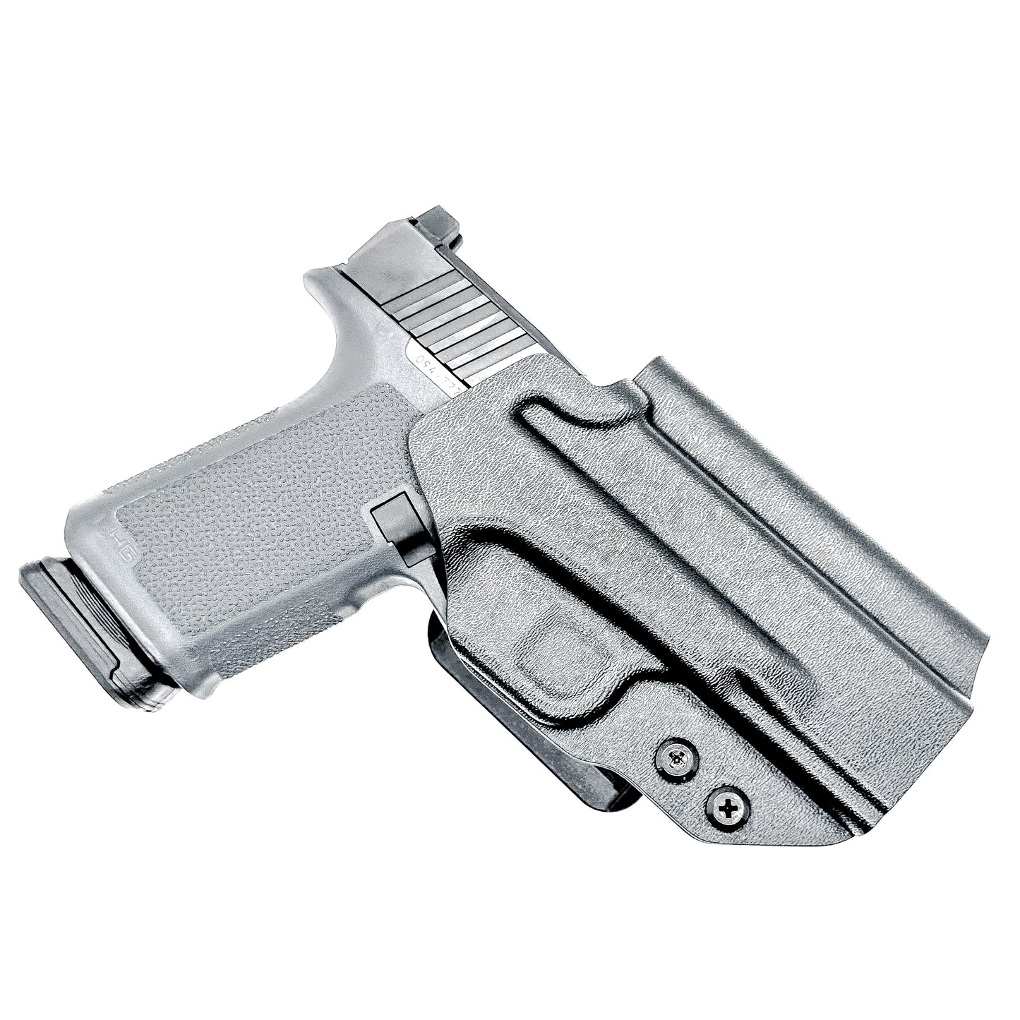 Outside waistband OWB holster for the Ruger RXM in black with 4BROS 1.5" Belt Slide.