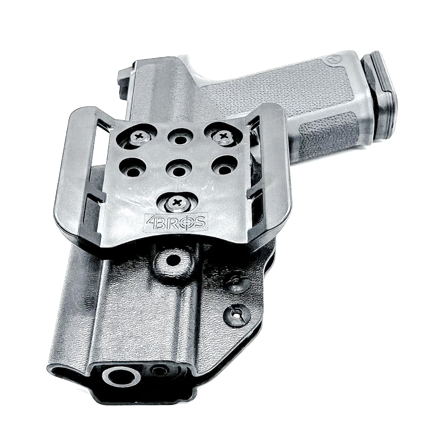 Outside waistband OWB holster for the Ruger RXM in black with 4BROS 1.5" Belt Slide.