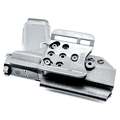 Outside waistband OWB holster for the Ruger RXM in black with 4BROS 1.5" Belt Slide.