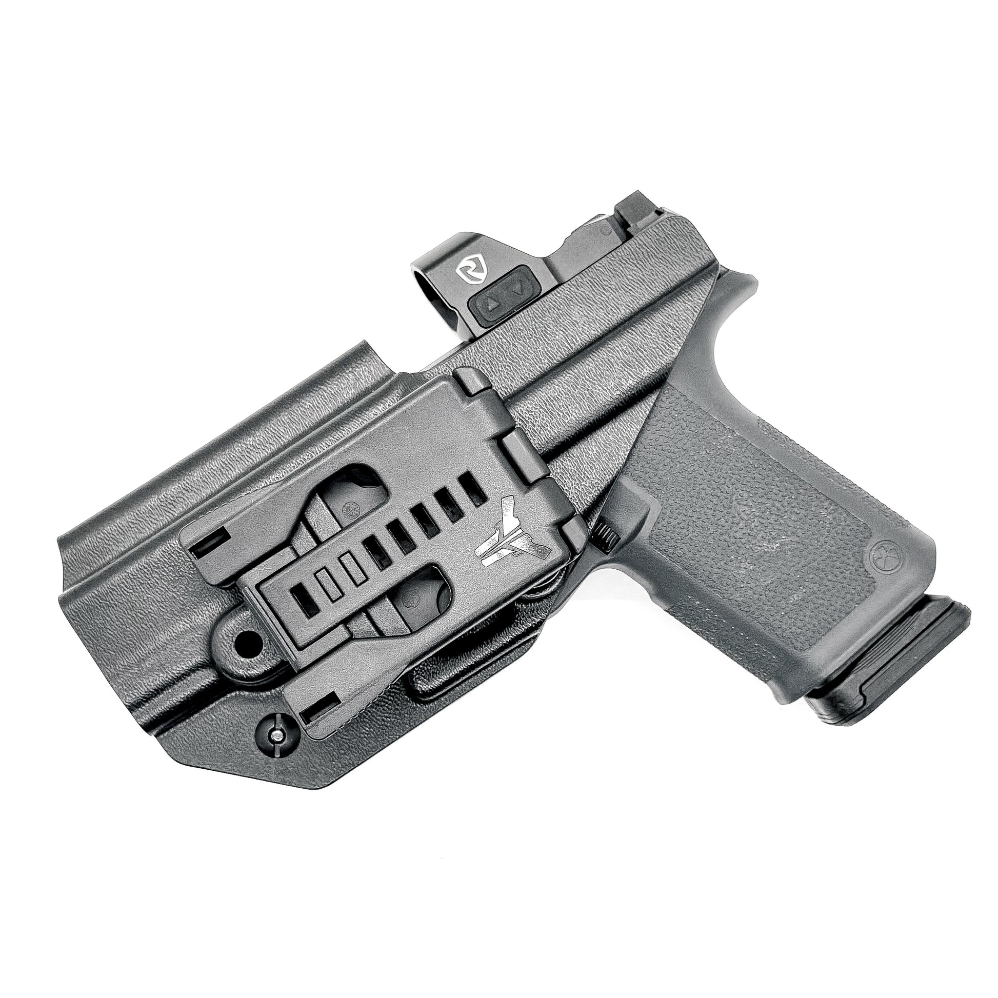 For the best OWB, Outside Waistband Kydex holster designed to fit the Ruger RXM handgun, shop Four Brothers 4BROS Holsters.  Proudly made in the USA!  