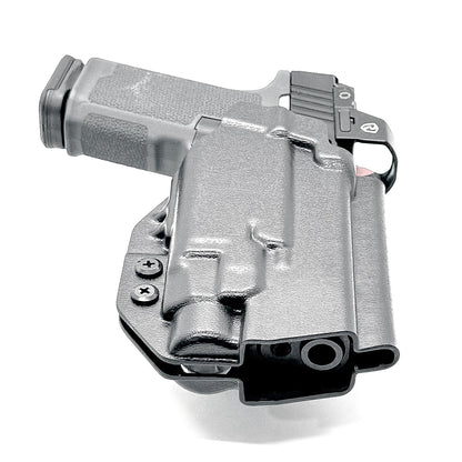 For the best Outside Waistband OWB Kydex holster designed to fit the Ruger RXM and Streamlight TLR-7 HL-X & TLR-7, shop Four Brothers. 4BROS, Made in the USA!
