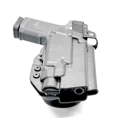 For the best Outside Waistband Duty & Competition Style Kydex holster for the Ruger RXM and Streamlight TLR-7 HL-X, TLR-7 X & A, shop Four Brothers Holsters.