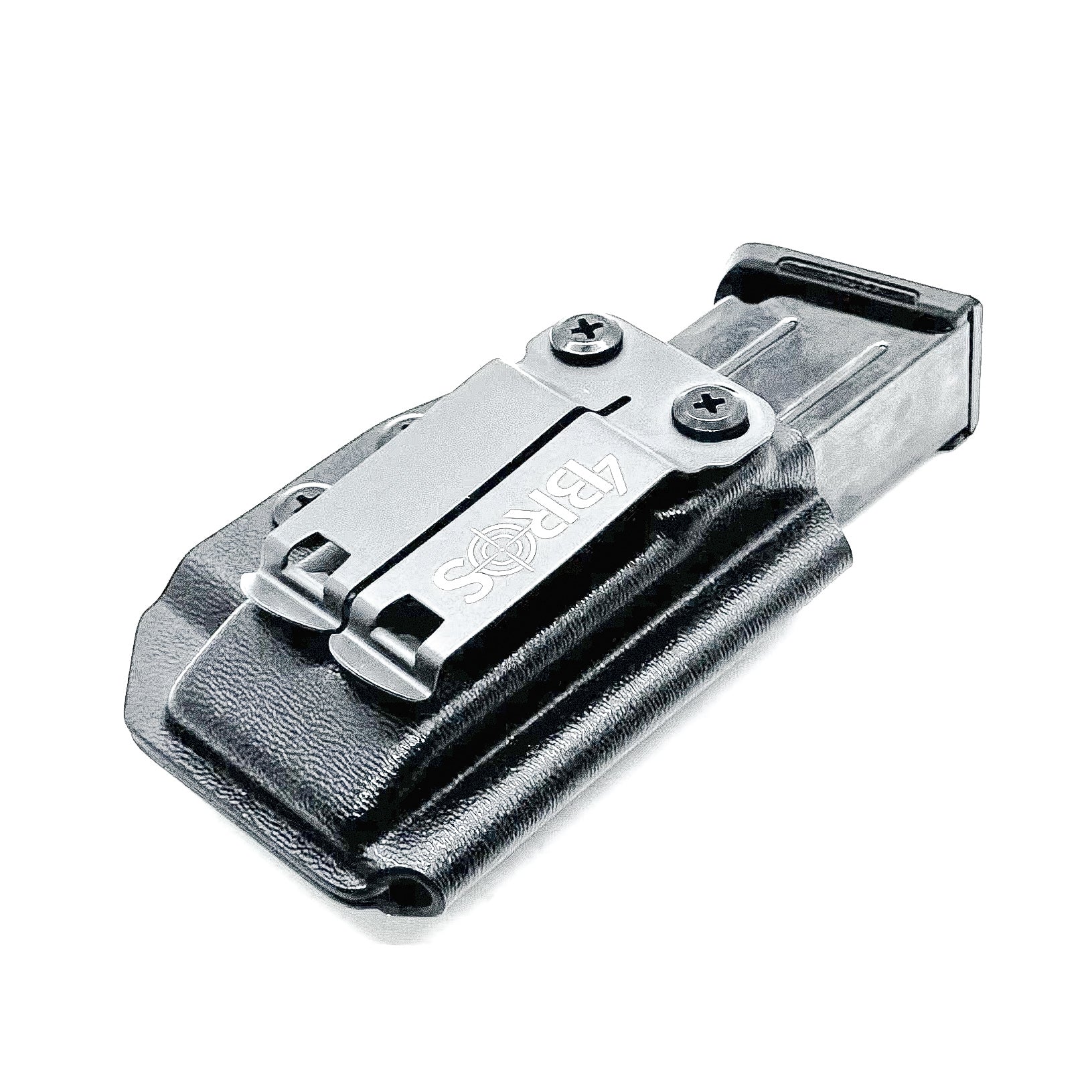Black Inside Waistband IWB AIWB Ruger Security 9 magazine carrier, holster, & pouch from Four Brothers Holsters.  4BROS products are made in the USA.