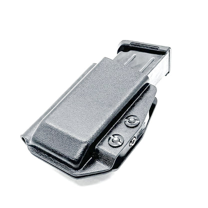 Black Inside Waistband IWB AIWB Ruger Security 9 magazine carrier, holster, & pouch from Four Brothers Holsters.  4BROS products are made in the USA.