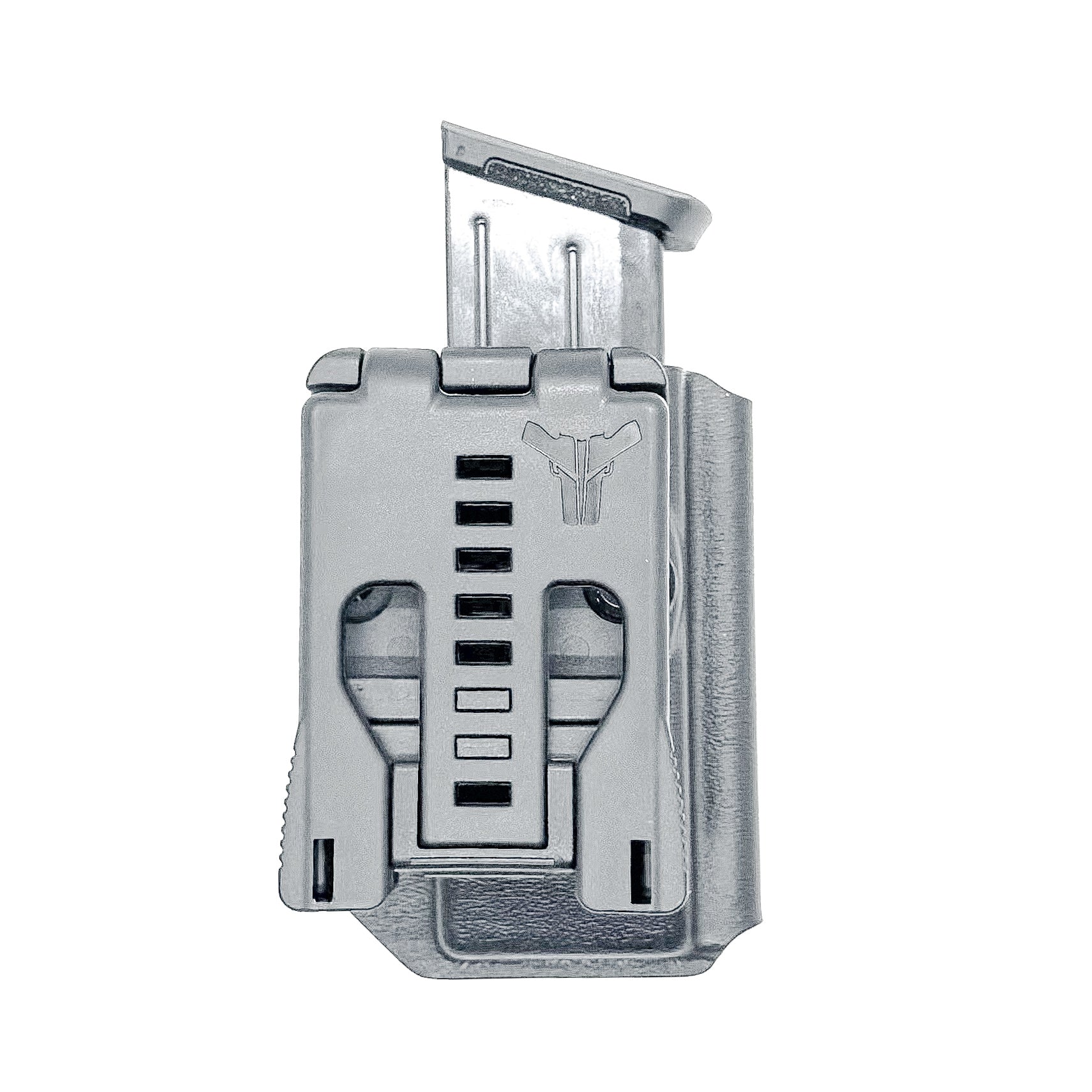 Black Kydex OWB Outside Waistband magazine pouch for Ruger Security 9 from Four Brothers Holsters.  Made in the USA