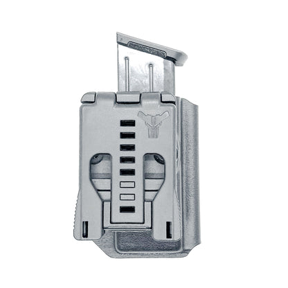 Black Kydex OWB Outside Waistband magazine pouch for Ruger Security 9 from Four Brothers Holsters.  Made in the USA