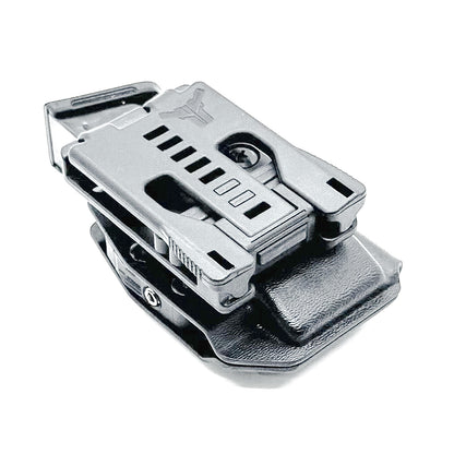 Black Kydex OWB Outside Waistband magazine pouch for Ruger Security 9 from Four Brothers Holsters.  Made in the USA