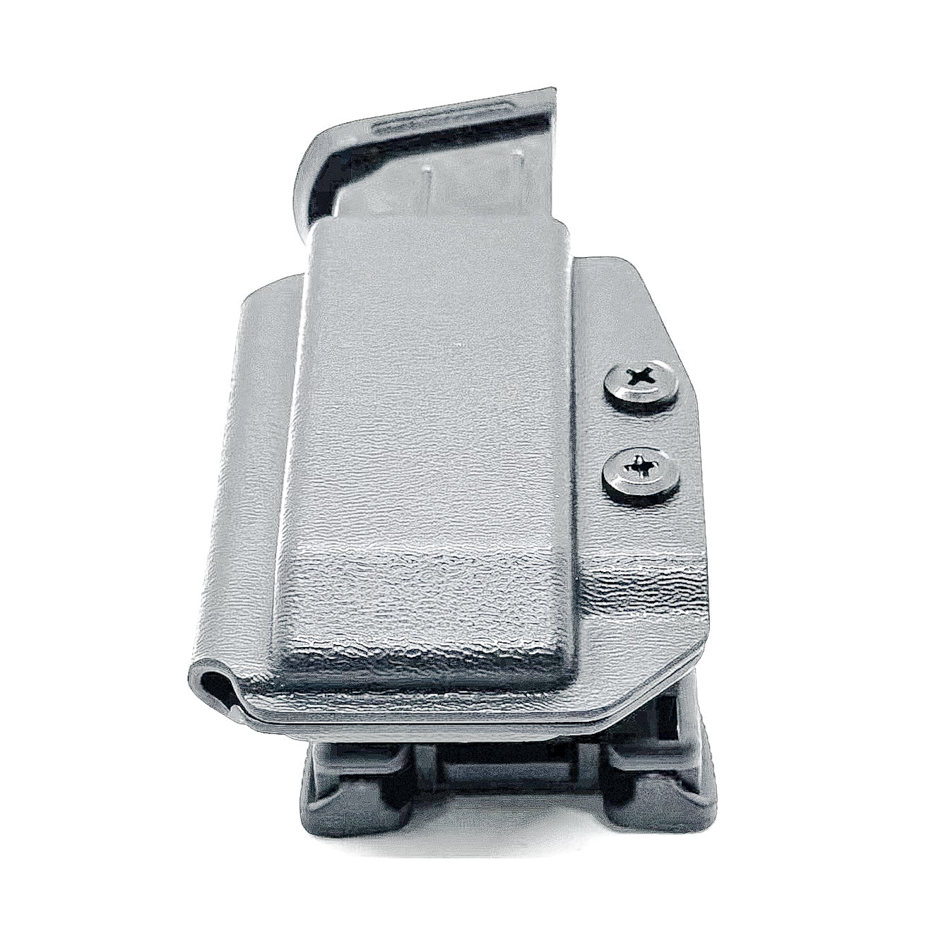 Black Kydex OWB Outside Waistband magazine pouch for Ruger Security 9 from Four Brothers Holsters.  Made in the USA