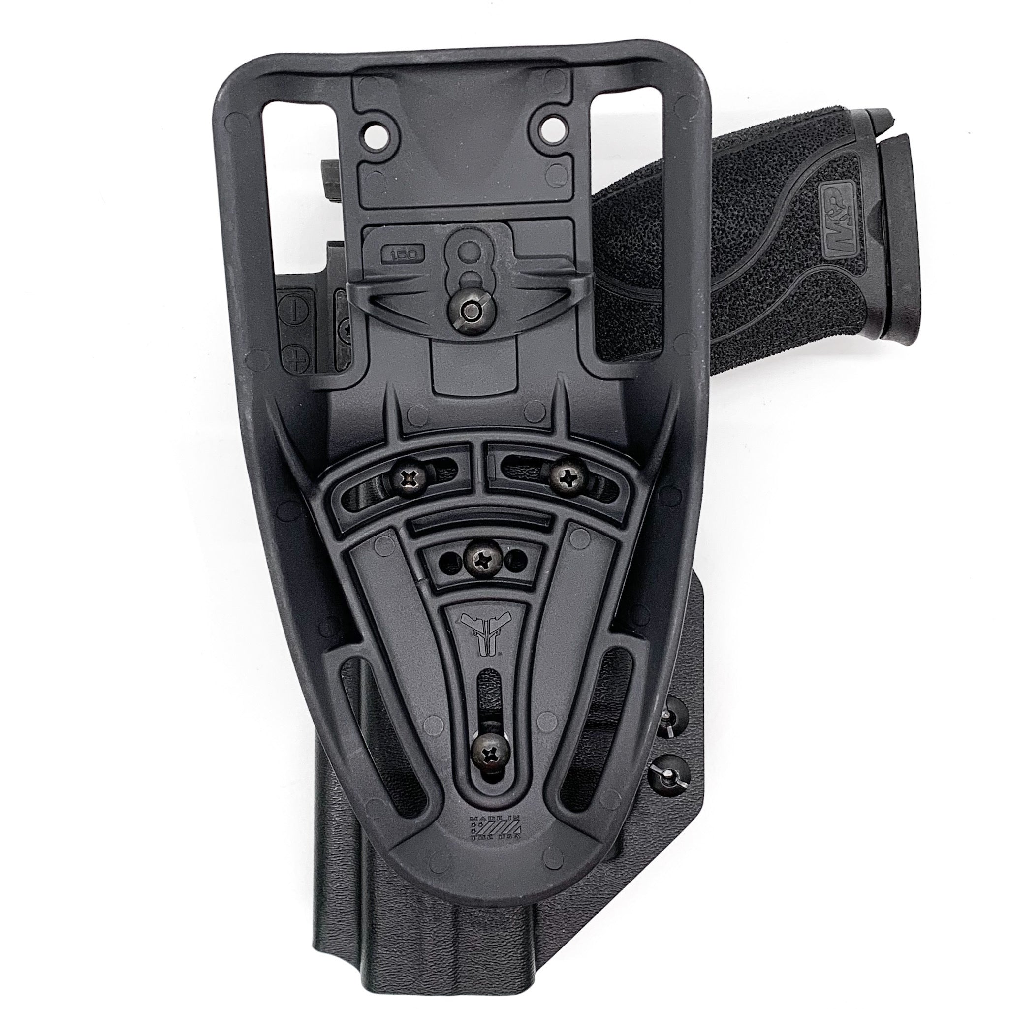 For the best Outside Waistband Kydex Duty & Competition Holster for the Smith and Wesson M&P 4.6" 10MM M2.0 pistol with thumb safety and Streamlight TLR-7, TLR-7A or TLR-7X shop Four Brothers Holsters. Full sweat guard, adjustable retention, cleared for red dot sights. Made in the USA for veterans and law enforcement.