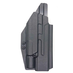 For the best Outside Waistband OWB Kydex Holster designed to fit the Smith & Wesson M&P M2.0 5" pistols with the Surefire X300U-A, X300U-B, X-300T-A, or X-300T-B weapon light, shop Four Brothers Holsters. Full sweat guard, adjustable retention.  REeduced printing. Cleared for red dots. Proudly made in the USA. 