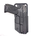 Outside Waistband Taco Style Holster designed to fit the Smith and Wesson M&P 4.25” pistol. Holster intended to be used for USPSA, 3-Gun, Steel Challenge and other competition shooting sports (May not be IDPA Legal). Holster is formed to fit both the 1.0 and 2. 0 generations. The holster will also fit the M&P Metal.