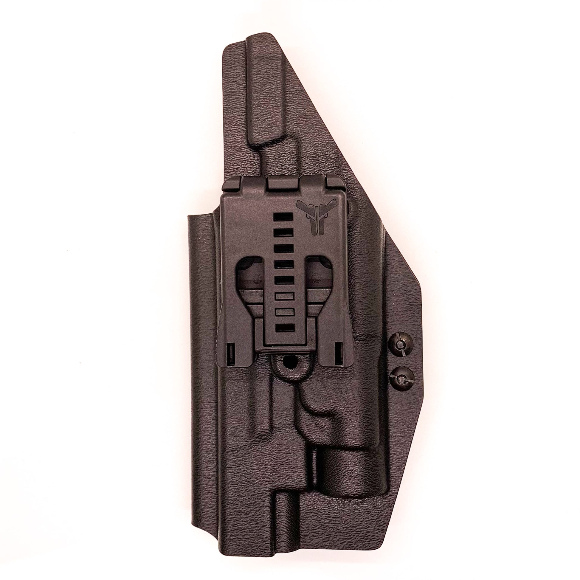 For the best, Outside Waistband OWB Kydex Holster designed to fit the Smith & Wesson 2023 SPEC Series M&P 9 Metal M2.0 & TLR-1 handgun, shop Four Brothers Holsters.  Full sweat guard, adjustable retention. Made in the USA Open muzzle for threaded barrels, cleared for red dot sights.  