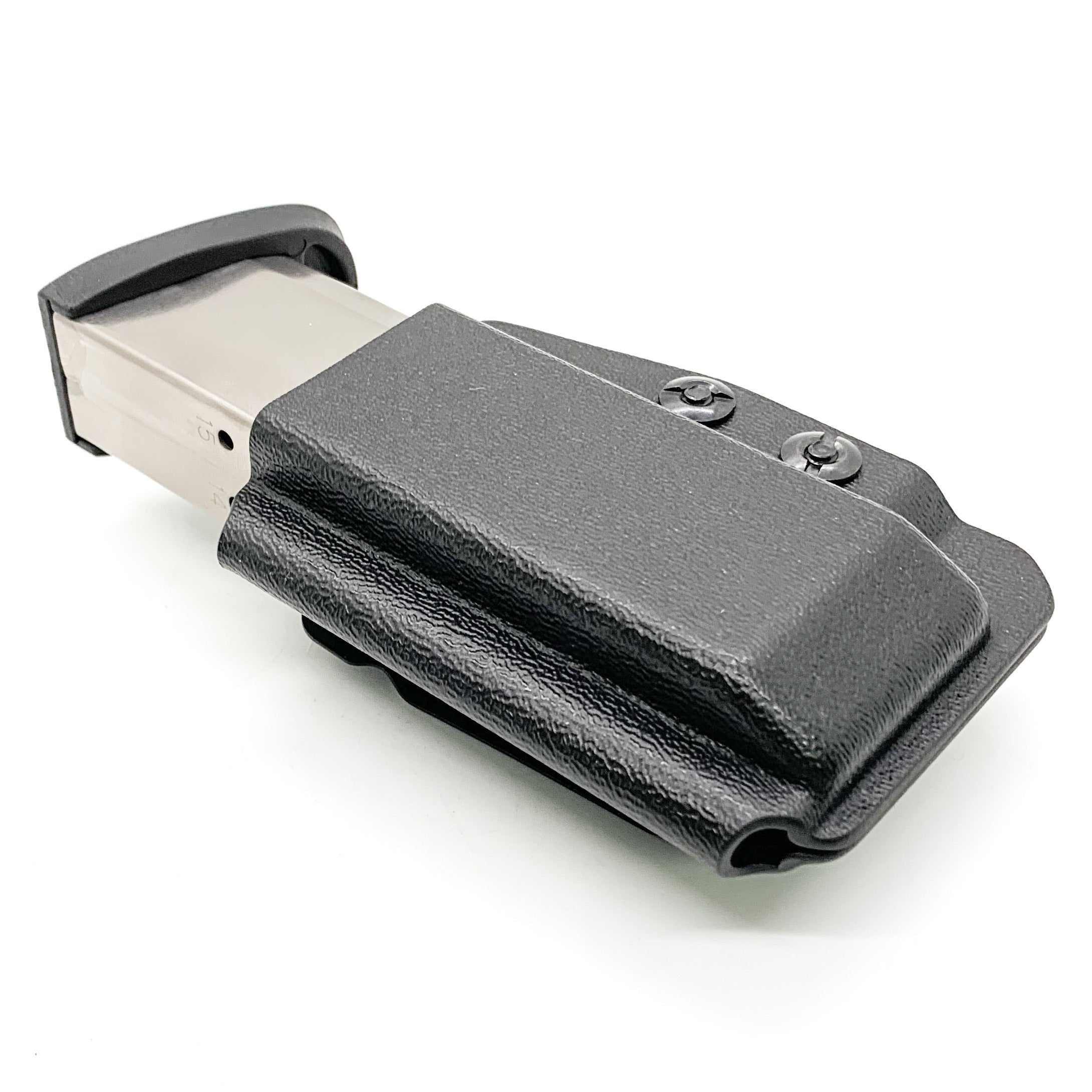 For the Best Kydex IWB AIWB appendix inside waistband magazine pouch carrier or holster for the Smith & Wesson M&P 2.0 10mm, shop Four Brothers Holsters. Suitable for belt widths of 1 1/2" & 1 3/4". Adjustable retention. Appendix Carry IWB Carrier Holster 
