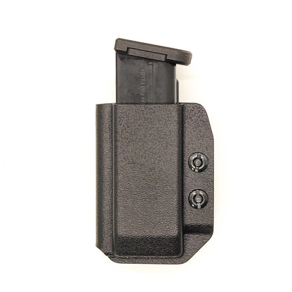 For the Best Kydex IWB AIWB appendix inside waistband magazine pouch for the Shield Arms S15 Magazine, shop Four Brothers Holsters. Suitable for belt widths of 1 1/2" & 1 3/4". Adjustable retention. Appendix Carrier Holster P365X-MACRO, Sig P365XL, Glock 43X & 48, Springfield Hellcat Pro, and Smith & Wesson Equalizer