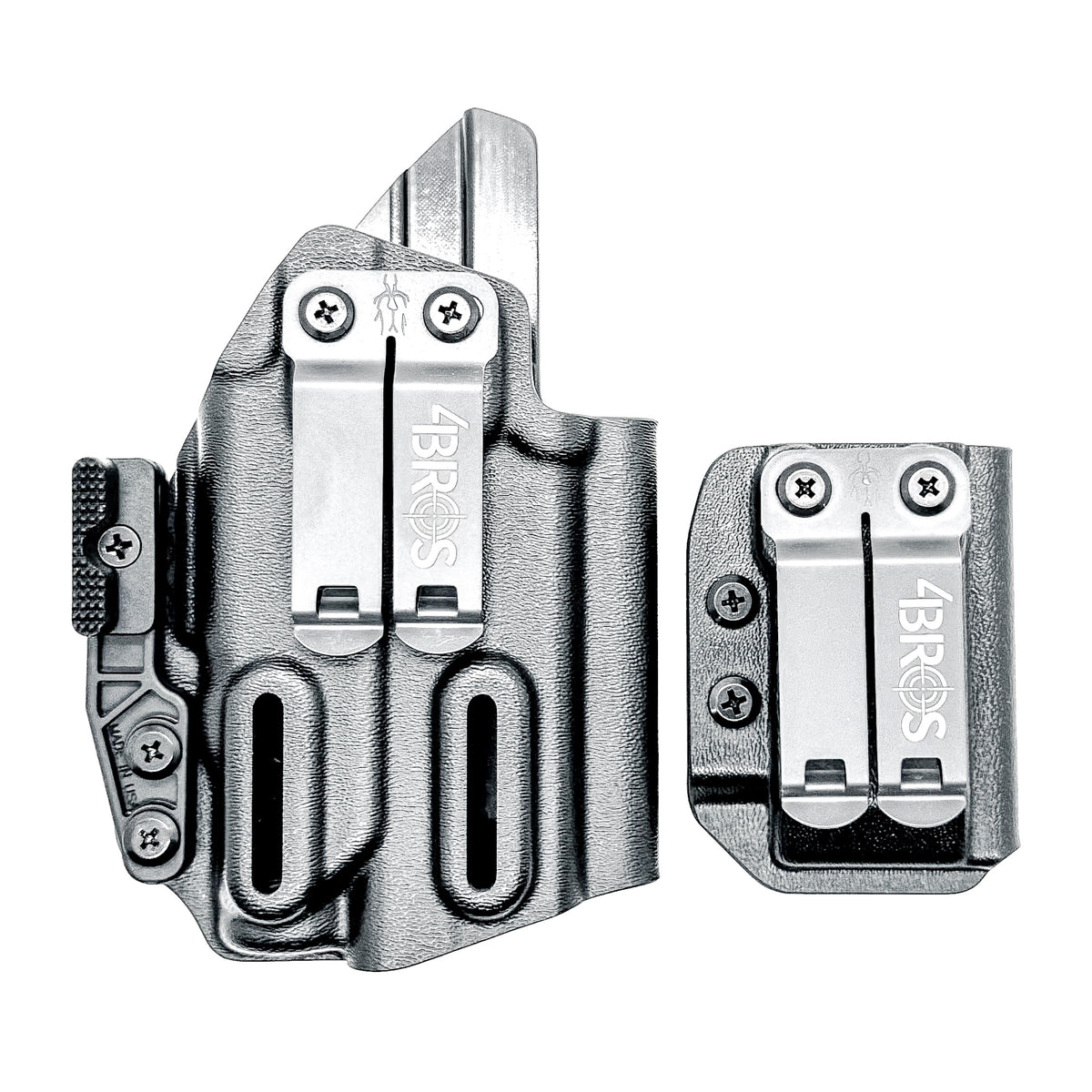 Four Brothers Holsters Inside Waistband IWB & AIWB Holster & Magazine Carrier combo for the Smith & Wesson M&P Shield X & TLR-7 X Sub or TLR-7 HL-X Sub.