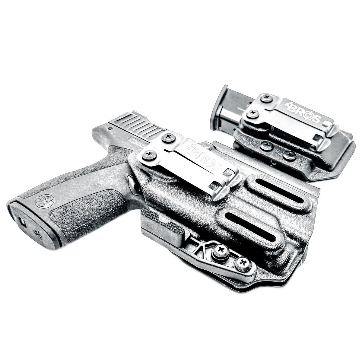Four Brothers Holsters Inside Waistband IWB & AIWB Holster & Magazine Carrier combo for the Smith & Wesson M&P Shield X & TLR-7 X Sub or TLR-7 HL-X Sub.