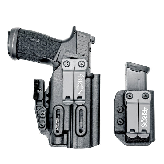 Inside Waistband IWB Holster & Magazine carrier Combo for the Sig Sauer P365-FUSE, P365-XMACRO & Streamlight TLR-7 X/A or TLR-7 HL-X from Four Brothers Holsters