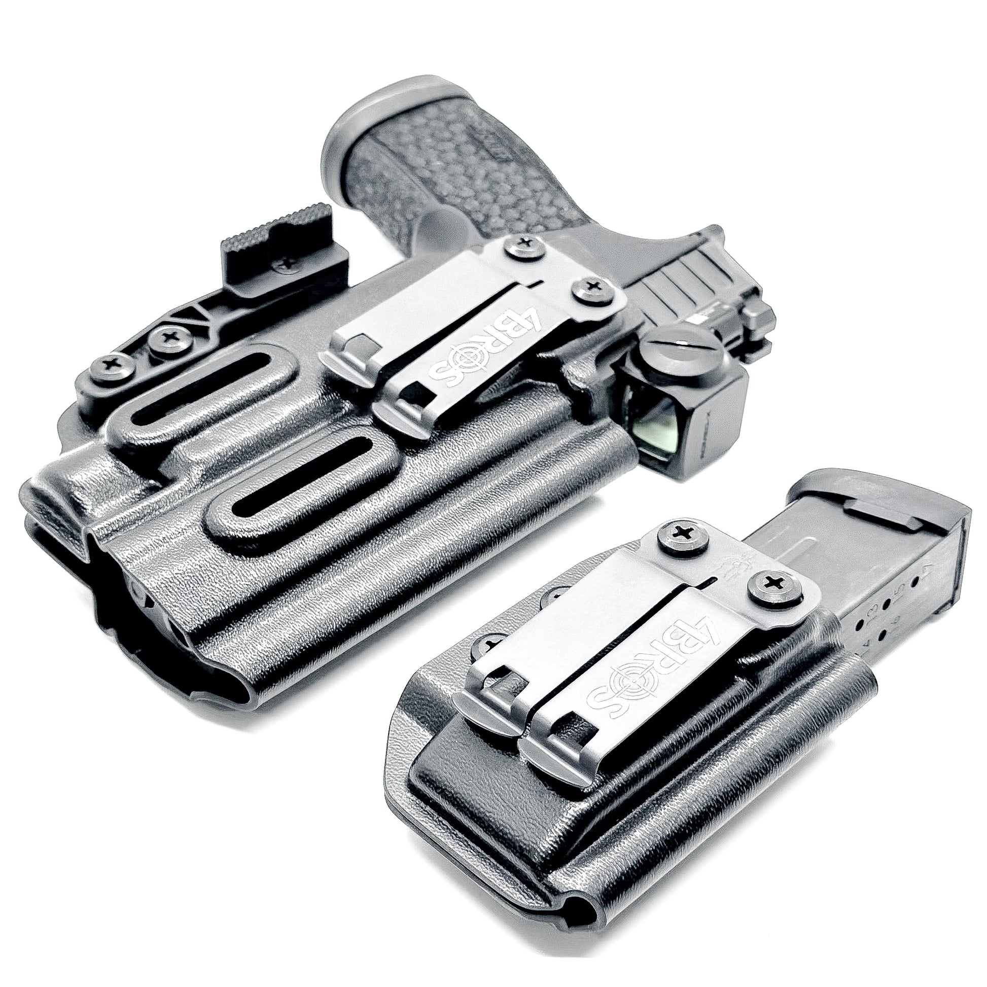 Inside Waistband IWB Holster & Magazine carrier Combo fits Sig Sauer P365-FUSE or P365-XMACRO & Streamlight TLR-7 X/A or TLR-7 HL-X from Four Brothers Holsters