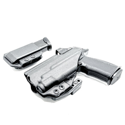 Four Brothers Sig Sauer P365-XMACRO & Icarus Precision A.C.E. 365 X MACRO Grip Module & Streamlight TLR-7 Sub & mag pouch IWB Inside Waistband Holster Combo