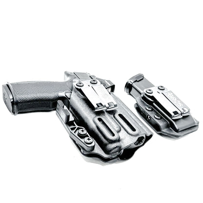 Four Brothers Sig Sauer P365-XMACRO & Icarus Precision A.C.E. 365 X MACRO Grip Module & Streamlight TLR-7 Sub & mag pouch IWB Inside Waistband Holster Combo