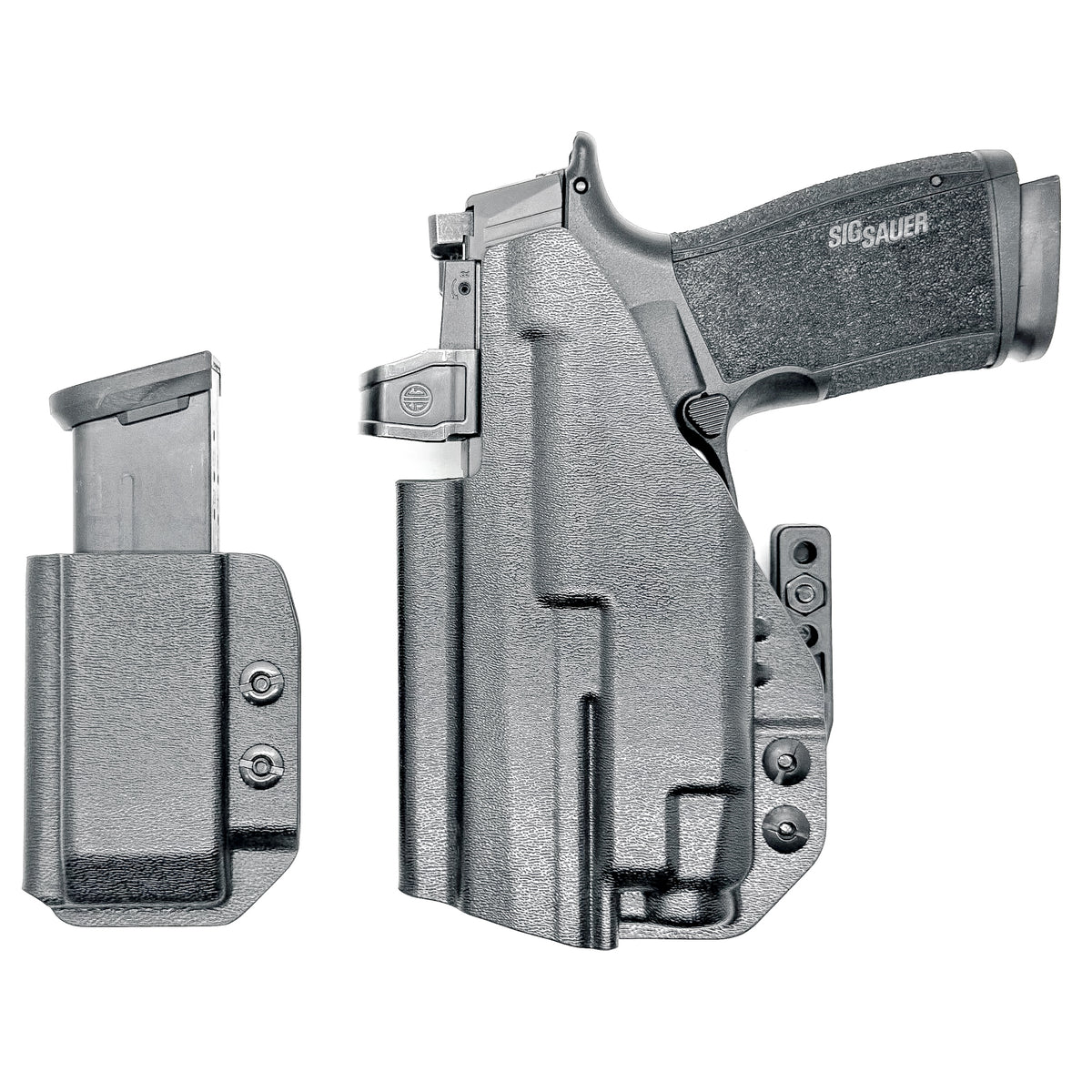 Sig Sauer P365 XL with Foxtrot365 Light Red Dot Optic Cut OWB Holster Sig Sauer P365 XL with Foxtrot365 Light Red Dot Optic Cut OWB Holster