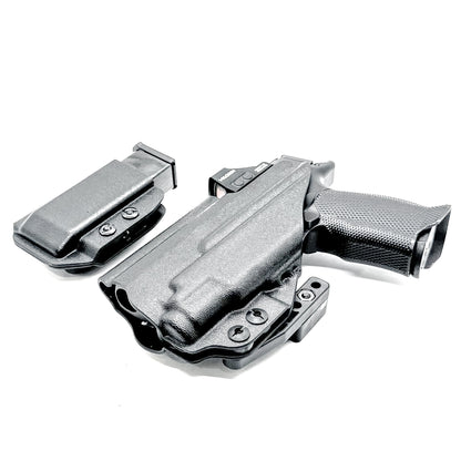 Four Brothers Sig Sauer P365XL & Icarus Precision A.C.E 365 XL Hybrid Grip Module  & Streamlight TLR-7 Sub & magazine pouch IWB Inside Waistband Holster Combo