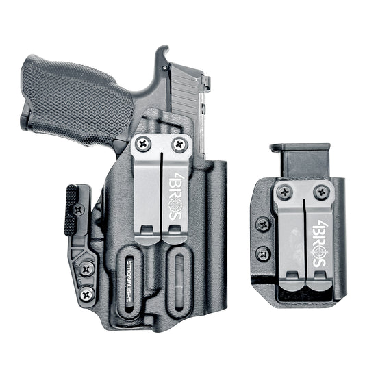 Four Brothers Sig Sauer P365XL & Icarus Precision A.C.E 365 XL Hybrid Grip Module & Streamlight TLR-7 Sub & magazine pouch IWB Inside Waistband Holster Combo