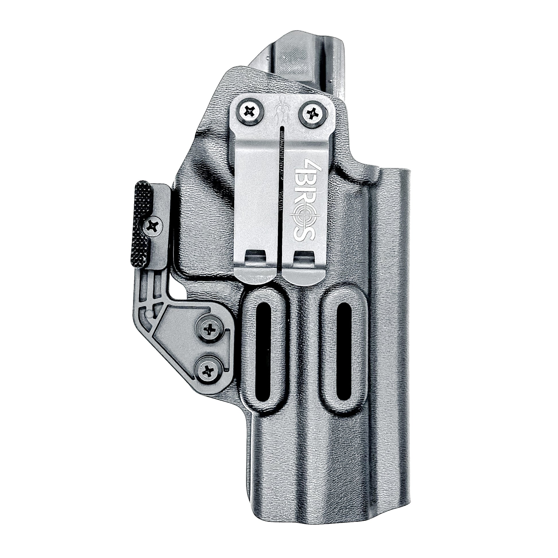 Black, Inside Waistband (IWB) Holster for the Sig Sauer P211 GTO with a Monoblock and Modwing