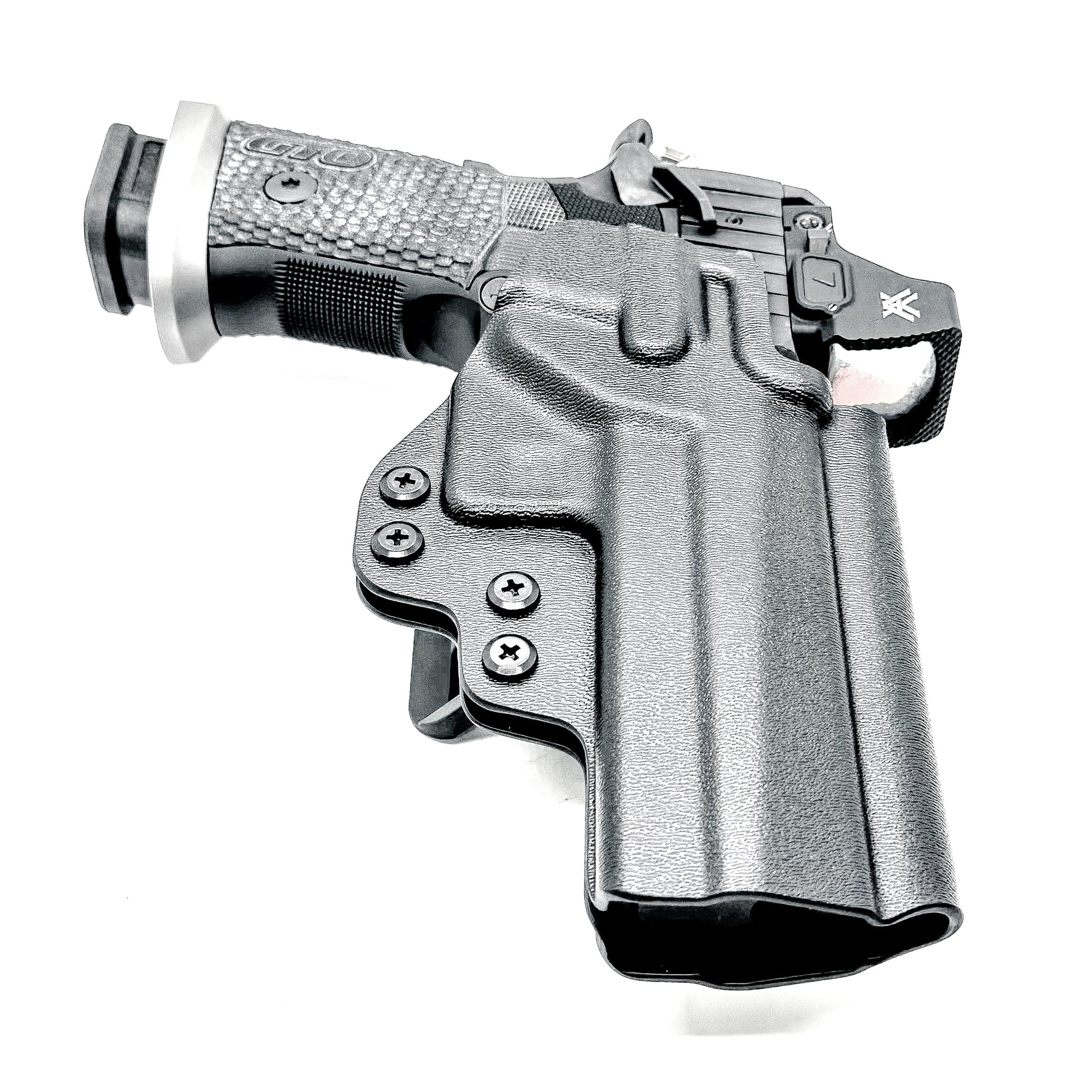 Sig Sauer P211 GTO OWB Kydex holster with precision-molded fit, adjustable retention, and tough .093" construction