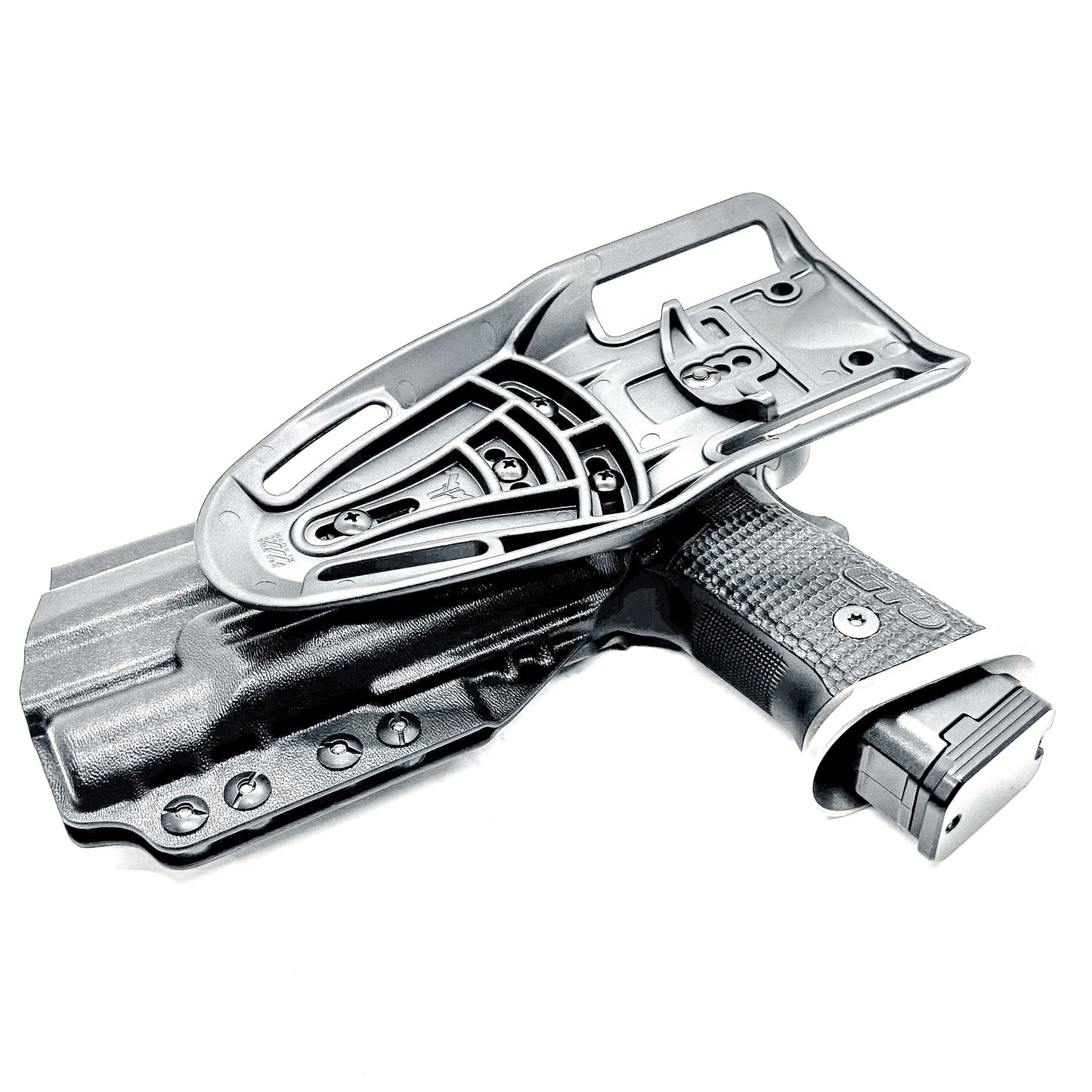 Sig Sauer P211 GTO duty & competition holster with Surefire X300U-A/B. Precision-molded .093" for secure retention and smooth draws. Made in the USA.