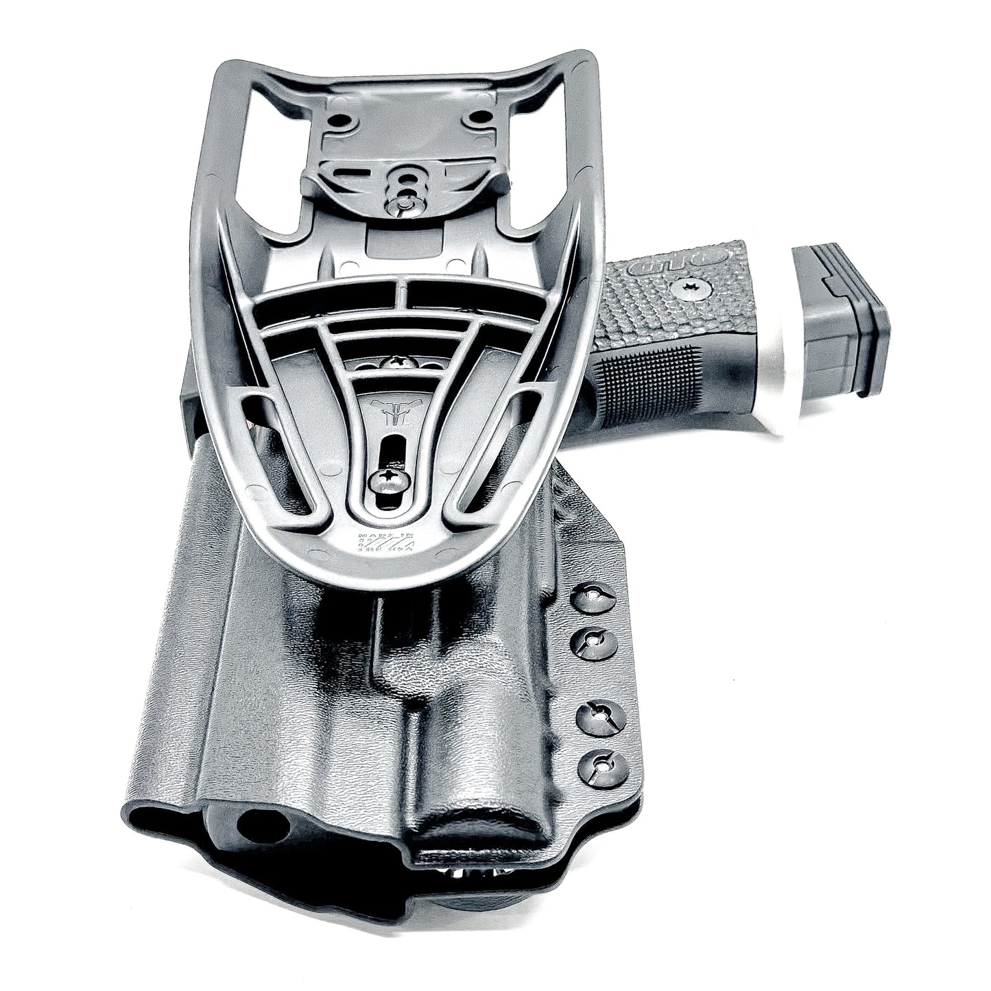 Sig Sauer P211 GTO duty & competition holster with Surefire X300U-A/B. Precision-molded .093" for secure retention and smooth draws. Made in the USA.