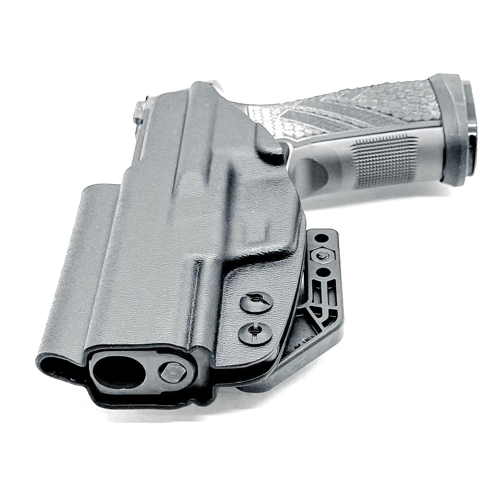 Inside Waistband IWB AIWB Kydex Holster for the Sig Sauer P365-AXG LEGION Gen 1 and Gen 2 from Four Brothers 4BROS Holsters.  Proudly made in the USA.