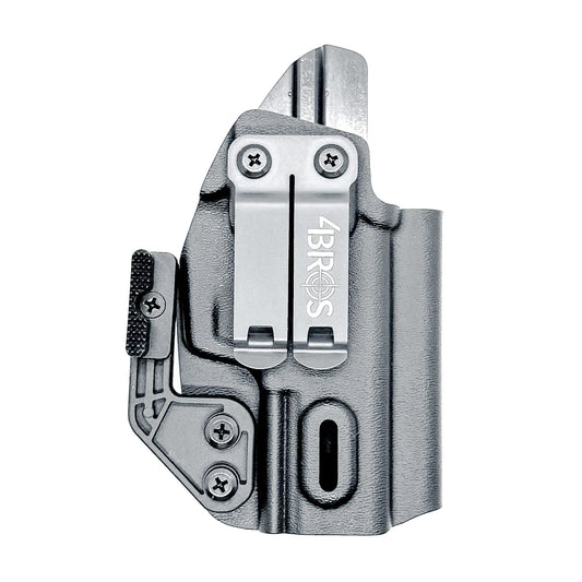 Inside Waistband IWB AIWB Kydex Holster for the Sig Sauer P365-AXG LEGION Gen 1 and Gen 2 from Four Brothers 4BROS Holsters.  Proudly made in the USA.