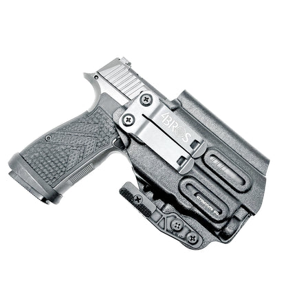 Inside Waistband IWB holster for Sig P365-AXG Legion with Streamlight TLR-7 Sub (1913). Red dot ready, Enigma compatible, Gen 2 specific. Made in USA.