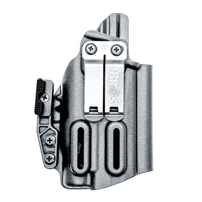 Inside Waistband IWB holster for Sig P365-AXG Legion with FOXTROT2R. Red dot ready, Enigma compatible, Gen 1 & Gen 2 specific. Made in USA.