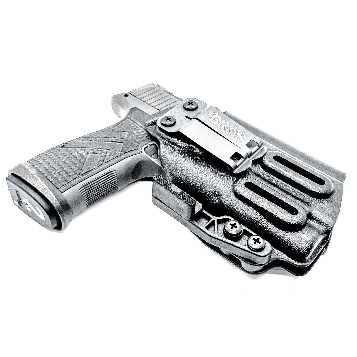 Inside Waistband IWB holster for Sig P365-AXG Legion with FOXTROT2R. Red dot ready, Enigma compatible, Gen 1 & Gen 2 specific. Made in USA.