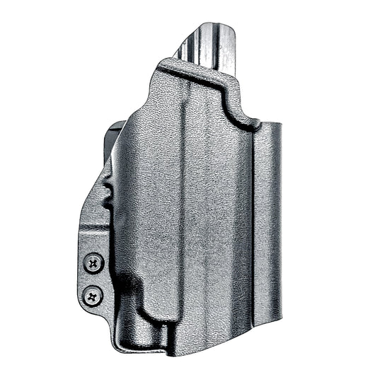 Precision Outside Waistband OWB holster for SIG P365-AXG Legion with FOXTROT2R. Adjustable retention, optics-ready, threaded barrel compatible. Made in the USA.